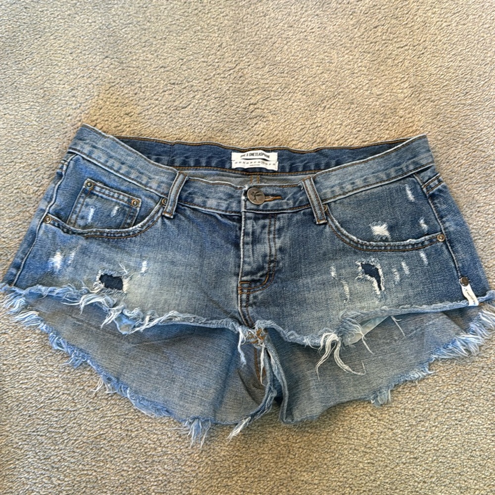 One Teaspoon Jean Shorts